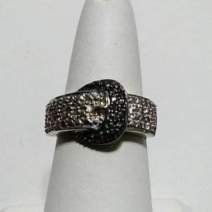 Diamond Buckle Ring